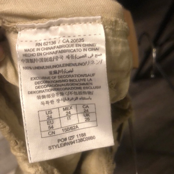 NWT Guess linen comfy pants - Picture 6 of 7